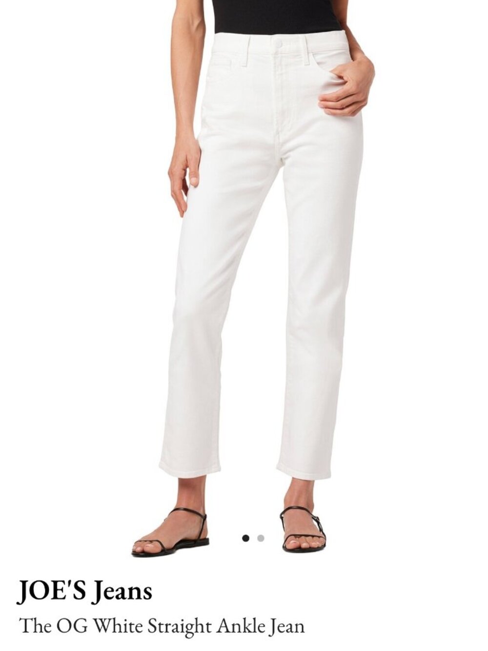 WHITE OG JOE'S Denim JEANS size 28